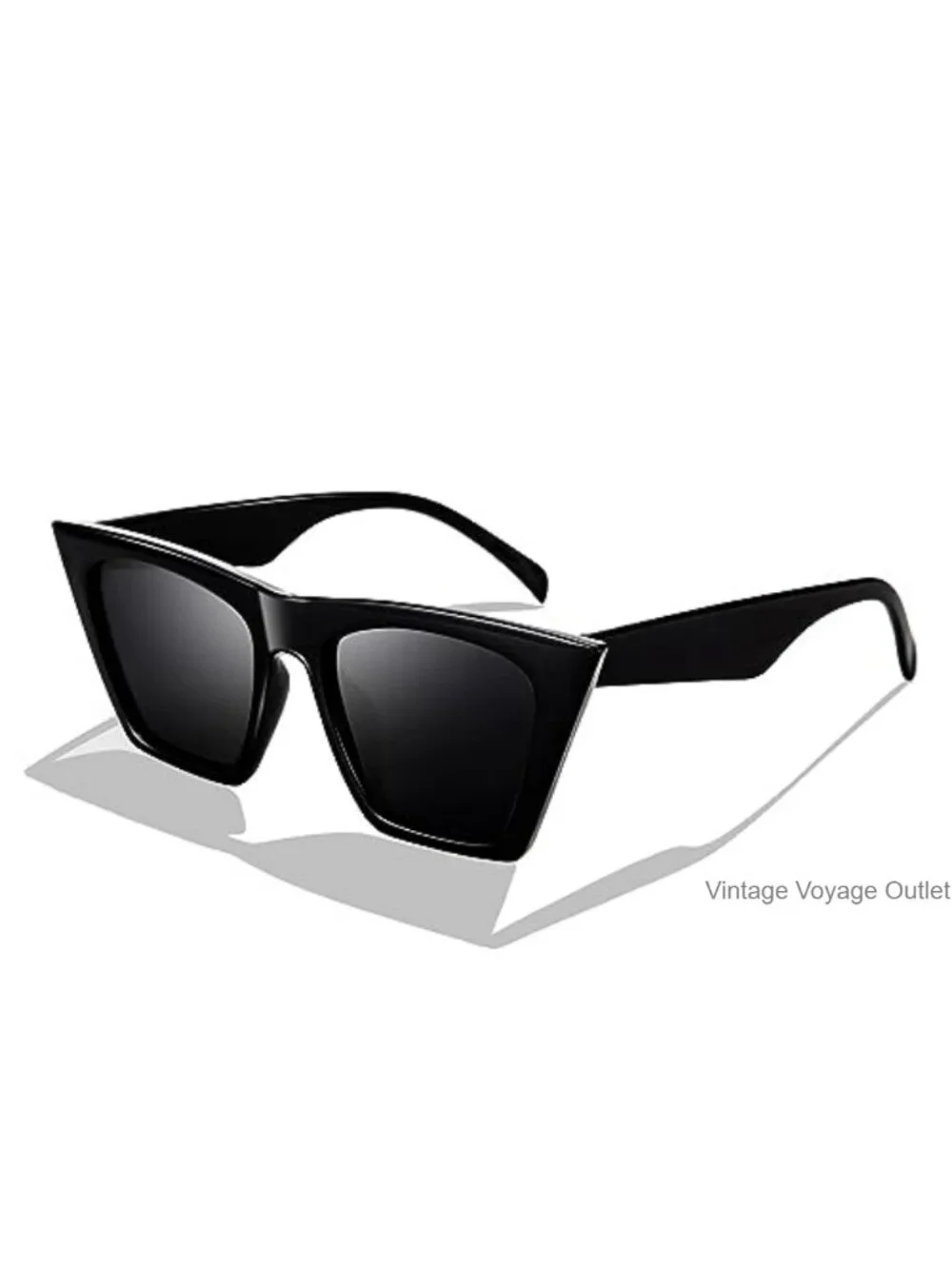 Vintage Cat Eye Sunglasses with Acetate Frame